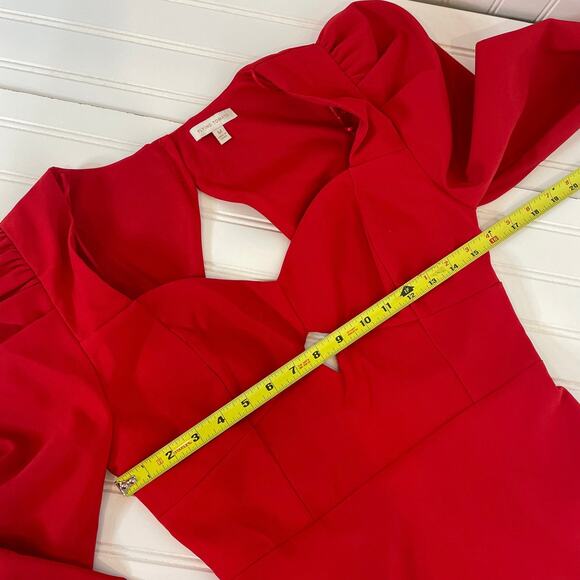 NWOT Flying Tomato Women’s Red Sweetheart Neck Cut Out Mini Dress Size M - Picture 6 of 7